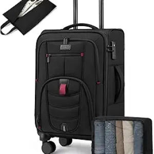 22-Inch Carry On Luggage - Airline Approved Spinner Wheels & TSA Lock