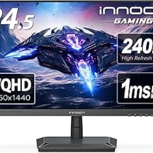 INNOCN 24.5" 1440P 240Hz Gaming Monitor | QHD IPS G-Sync DisplayPort HDMI 2.1