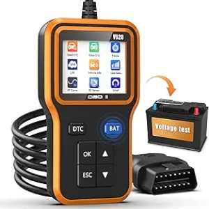 OBD2 Scanner with Battery Tester - Advanced Diagnostic Tool for All Cars Since 1996