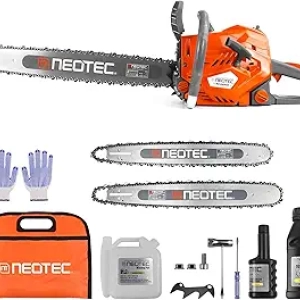 68CC Gas Powered Chainsaw 22-24 Inch - Professional Petrol Chainsaws for Tree Felling