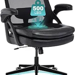 Heavy Duty Office Chair 500lbs - Big & Tall Mesh Ergonomic Executive Desk Chair