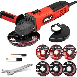 SHALL 4-1/2" 11000 RPM Angle Grinder 4Amp - Professional Metal & Wood Cutting Tool