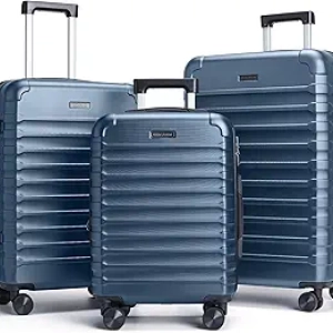 LIGHT FLIGHT 3-Piece Luggage Set with Spinner Wheels & TSA Lock | 20/24/28 Inch