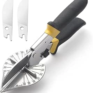 RAINHOL Adjustable Miter Shears for Molding - Precision Angle Trim Cutter Tool
