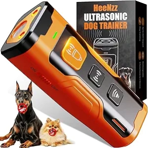 Ultrasonic Dog Bark Deterrent Device - 3-in-1 Anti Barking Training Tool