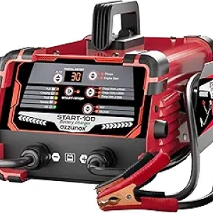 12V/24V Car Battery Charger & Jump Starter - 130A Engine Start, Auto Maintainer