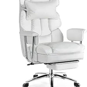 Ergonomic Executive Office Chair with Lumbar Support & Footrest - Big Tall High Back