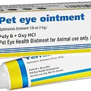 Pet Eye Health Ointment for Dogs, Cats & Livestock - 10g Tube