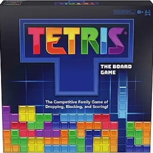 Tetris Board Game for 2-4 Players | Classic Puzzle Strategy Game for Kids & Adults