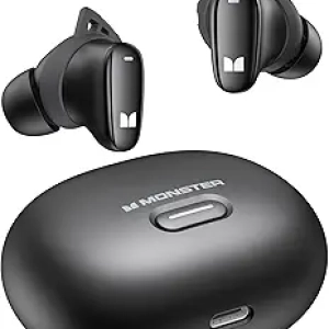 Monster N-Lite 206 Bluetooth Earbuds - Wireless Headphones with 25H Battery & IPX6 Waterproof