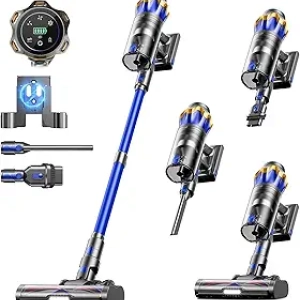 Cordless Stick Vacuum Cleaner 50KPA 70Min Runtime - Pet Hair & Carpet Cleaning