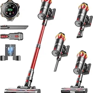 650W Cordless Vacuum Cleaner with 55KPa Suction & 70Min Runtime - Smart OLED Screen