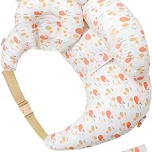 Adjustable Nursing Pillow with Waist Strap for Breastfeeding Support