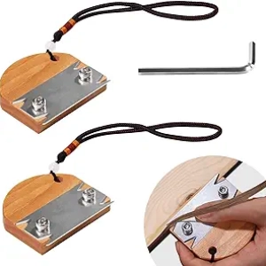 2 Pack Edge Banding Trimmers - Stainless Steel Wood Veneer Cutter for Woodworking