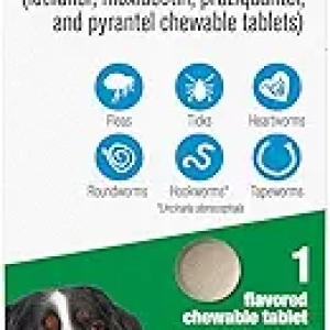 Credelio Quattro 50.1-100 lbs: 6-in-1 Flea, Tick & Heartworm Protection