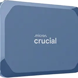 Crucial X10 2TB Portable SSD - 2,100MB/s USB-C External Drive for Windows, Mac & Android