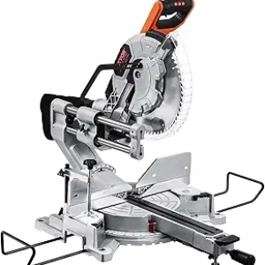 VEVOR 12-Inch Sliding Compound Miter Saw with LED Precision & Dual Bevel
