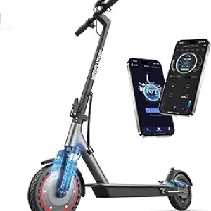 Electric Scooter with 350W Motor, 19 MPH Speed & 23 Mile Range | Foldable E-Scooter for Adults