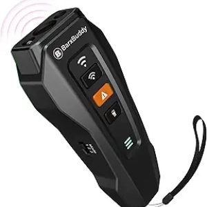 BarxBuddy 2nd Gen Ultrasonic Dog Bark Deterrent - 33ft Range, Rechargeable