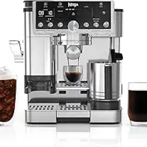 Ninja Luxe Café Pro Series Espresso Machine - 4-in-1 Coffee Maker with Built-in Grinder & Frother