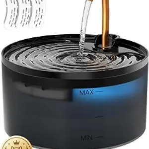 Cat Water Fountain 71oz with Copper Faucet & Smart Filter System