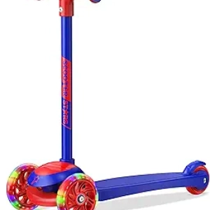 3 Wheel Scooter for Kids with LED Light Up Wheels - Ages 2+ | Lean-to-Steer