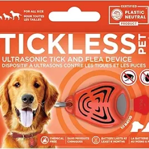 Tickless Pet Ultrasonic Flea & Tick Collar - Chemical-Free 6-Month Protection for Dogs & Cats
