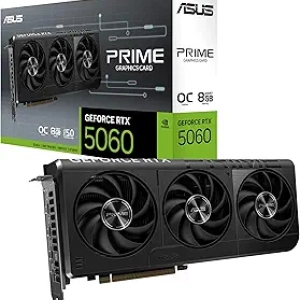 ASUS Prime GeForce RTX 5060 8GB GDDR7 OC Graphics Card - SFF Ready