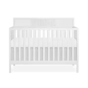 Dream On Me Ivy 5-in-1 Convertible Full-Size Baby Crib - White, GreenGuard Gold Certified