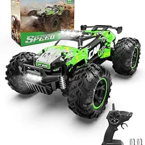 Carox 2.4GHz RC Monster Truck 26KM/H High Speed Off-Road Car with LED Lights