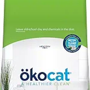 ökocat Dust Free Paper Pellet Cat Litter - Non-Clumping, Unscented, 8lb
