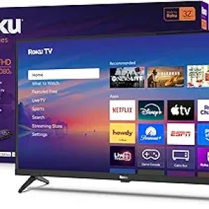 32-Inch Roku Smart TV 1080p Full HD - Voice Remote & Free Streaming