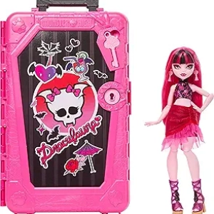 Monster High Draculaura Doll Skulltimate Secrets Destination Gore-geous Oasis Set with 19+ Surprises