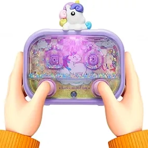 Handheld Water Ball Game with LED Light – Travel Toy for Kids 3+