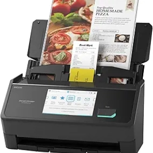 ScanSnap iX2500 Wireless Scanner - High-Speed 45ppm Document & Photo Scanner with Touchscreen