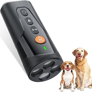 AOZOOM Ultrasonic Dog Bark Deterrent - 23FT Range Anti Barking Device