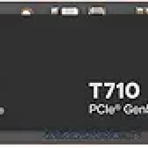 Crucial T710 1TB PCIe Gen5 NVMe SSD - 14,900 MB/s for Gaming & Creatives