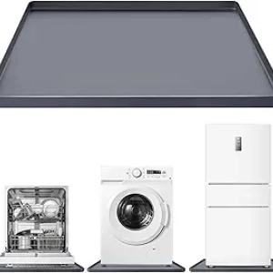 27x27 Silicone Washing Machine Pan - Anti-Leak Dryer Tray & Floor Protection