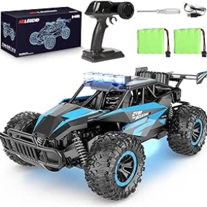 Kolegend RC Monster Truck 20km/h - 2.4GHz Remote Control Car with LED Lights & 30+ Min Battery