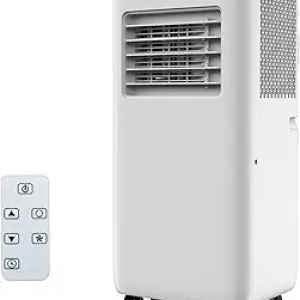 8000 BTU Portable Air Conditioner with Remote Control & Dehumidifier for 350 sq.ft
