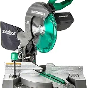 Metabo HPT 10-Inch Single Bevel Compound Miter Saw - 15-Amp Precision Power Saw