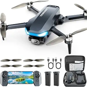 Professional GPS Drone with 2K HD Camera - Foldable FPV Quadcopter for Adults & Beginners