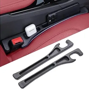 Car Seat Gap Filler 2-Pack with Phone Holder - Universal Fit for Cars, SUVs & Trucks