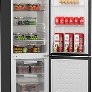 Upstreman 7.1 Cu.Ft Bottom Freezer Refrigerator - Energy Efficient Apartment Fridge