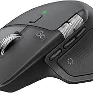 Logitech MX Master 4 Ergonomic Wireless Mouse - Advanced Haptic Feedback & Ultra-Fast Scrolling