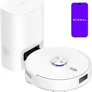 NARWAL Freo S Robot Vacuum and Mop Combo - 8000Pa Suction, 180 Days Hands-Free