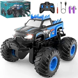 Remote Control Monster Truck 20km/h All-Terrain RC Car with 360° Rotation for Kids