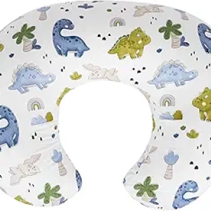 Ergonomic Nursing Pillow for Breastfeeding & Bottle Feeding (0-18M) | C-Shape Design with Washable Cover
