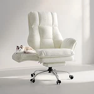 Big and Tall Office Chair with Flip Armrests - Executive Ergonomic Gaming Desk Chair