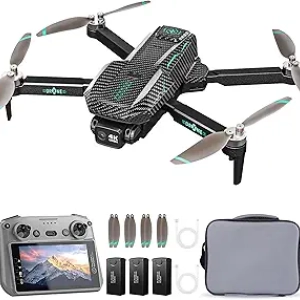 4K GPS Drone with 90-Min Flight Time & Built-in 5" LCD Screen | FPV RC Quadcopter for Adults & Beginners